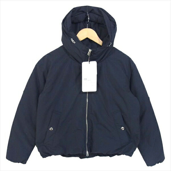 ザロフトラボ ×KAWADA FEATHER カワダフェザー 未使用 フーデッド ショート JEAN レディース ダウンジャケット ネイビー系 XS【極上美品】【中古】