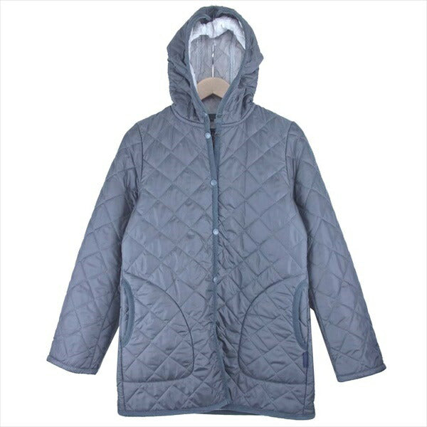 LAVENHAM ラベンハム 未使用 LVH-18-BP LAMSEY FUR ラムジーファー キルティング ジャケット チャコール系 38【極上美品】【中古】