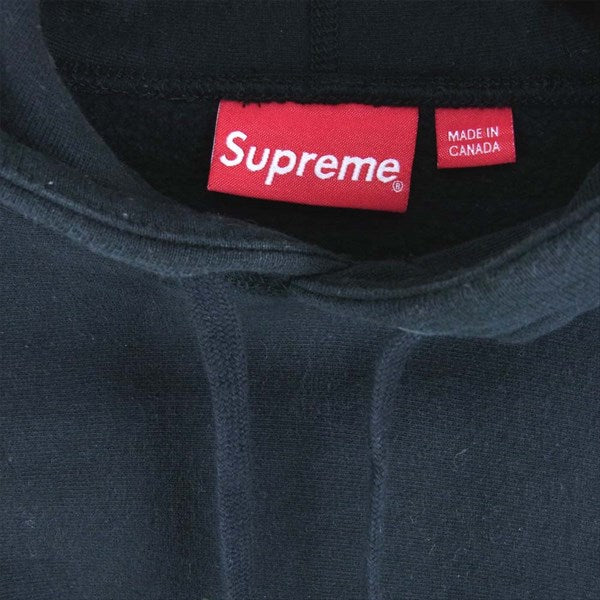 Supreme シュプリーム 19SS Apple Hooded Sweatshirt アップル フーディ スウェット パーカー ブラック系 M【中古】