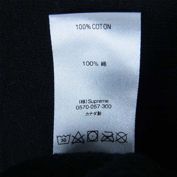 Supreme シュプリーム 19SS Apple Hooded Sweatshirt アップル フーディ スウェット パーカー ブラック系 M【中古】