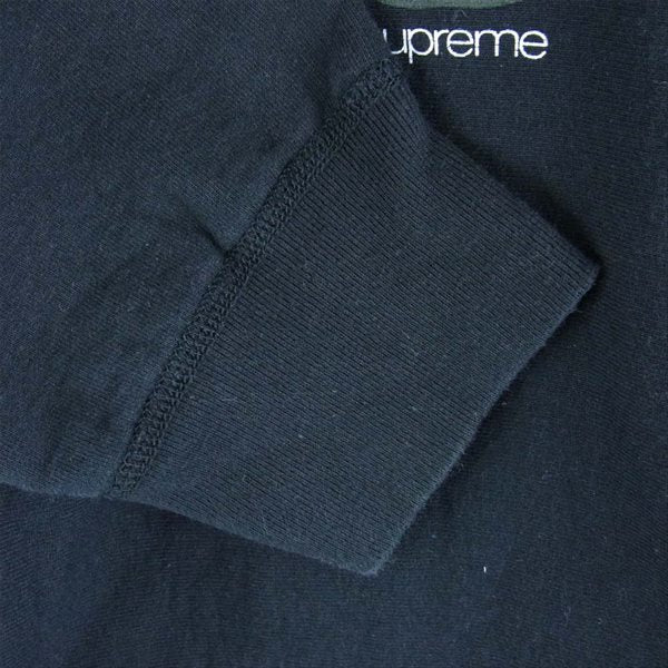 Supreme シュプリーム 19SS Apple Hooded Sweatshirt アップル フーディ スウェット パーカー ブラック系 M【中古】