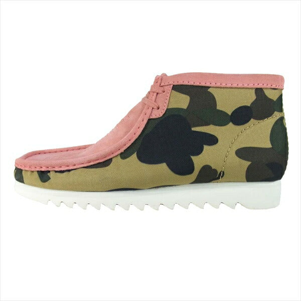 A BATHING APE アベイシングエイプ 20SS 1G23191904 クラークス CLARKS Wallabee BAPE ワラビーベイプ スニーカー マルチカラー系 UK10【新古品】【未使用】【中古】