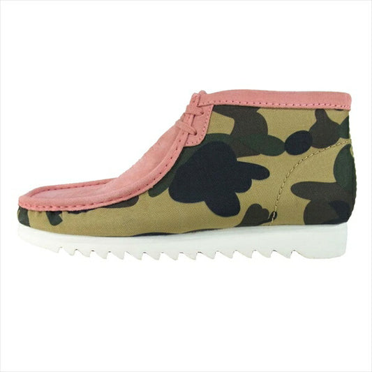 A BATHING APE アベイシングエイプ 20SS 1G23191904 クラークス CLARKS Wallabee BAPE ワラビーベイプ スニーカー マルチカラー系 UK10【新古品】【未使用】【中古】