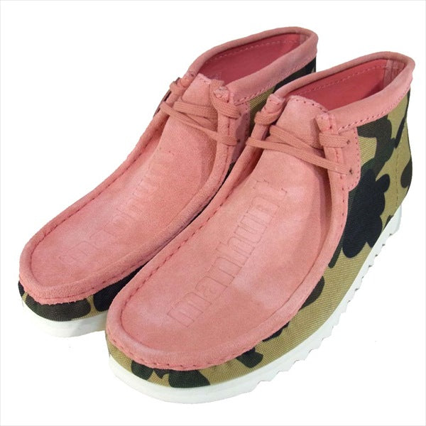 A BATHING APE アベイシングエイプ 20SS 1G23191904 クラークス CLARKS Wallabee BAPE ワラビーベイプ スニーカー マルチカラー系 UK10【新古品】【未使用】【中古】