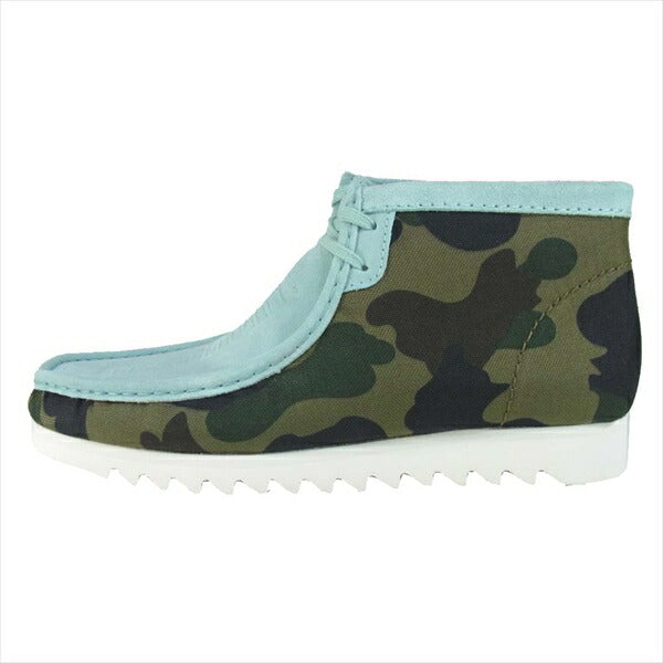 A BATHING APE アベイシングエイプ クラークス CLARKS 1G23191904 20SS Wallabee BAPE ワラビーベイプ スニーカー マルチカラー系 UK10【新古品】【未使用】【中古】