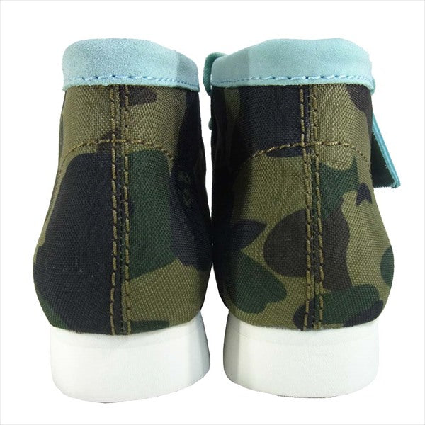 A BATHING APE アベイシングエイプ クラークス CLARKS 1G23191904 20SS Wallabee BAPE ワラビーベイプ スニーカー マルチカラー系 UK10【新古品】【未使用】【中古】