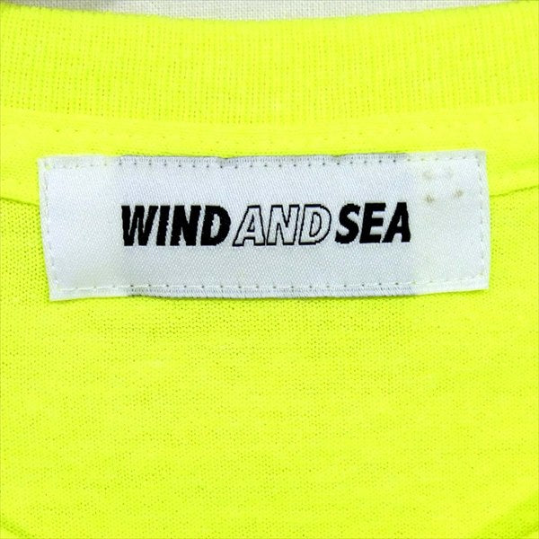 ウィンダンシー サタデーズ ニューヨークシティ SATURDAYS NYC SURF WDS-SAT-ME03 ラメ ロゴ クルーネック Tシャツ イエロー系 S【中古】