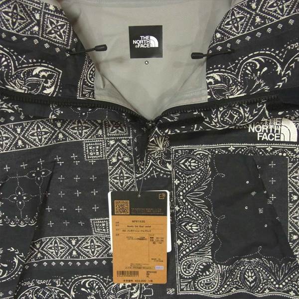 THE NORTH FACE ノースフェイス NP61535 国内正規品 Novelty DOT SHOT バンダナ ノベルティ ドットショット ジャケット ブラック系 XL【新古品】【未使用】【中古】