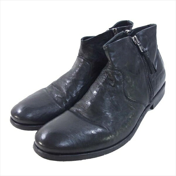 パウエルクス 15325 RODEO サイドジップ ブーツ ブラック系 42【中古】