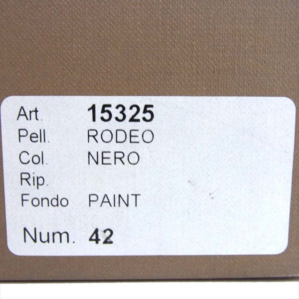 パウエルクス 15325 RODEO サイドジップ ブーツ ブラック系 42【中古】