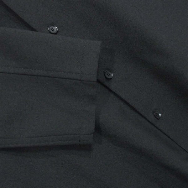 Yohji Yamamoto ヨウジヤマモト Ground Y グラウンドワイ Big Sack cloth GN-B05-100 サック クロス ギャバジン シャツ 黒系 3【新古品】【未使用】【中古】
