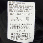 Yohji Yamamoto ヨウジヤマモト Ground Y グラウンドワイ Collar rib Long shirt GC-B06-100 襟 リブ ロング シャツ 黒系 3【新古品】【未使用】【中古】