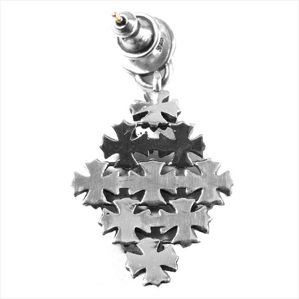 CHROME HEARTS クロムハーツ（原本無） CH Chain Maille Earring CHプラス チェーンメイル イヤリング ピアス シルバー【中古】