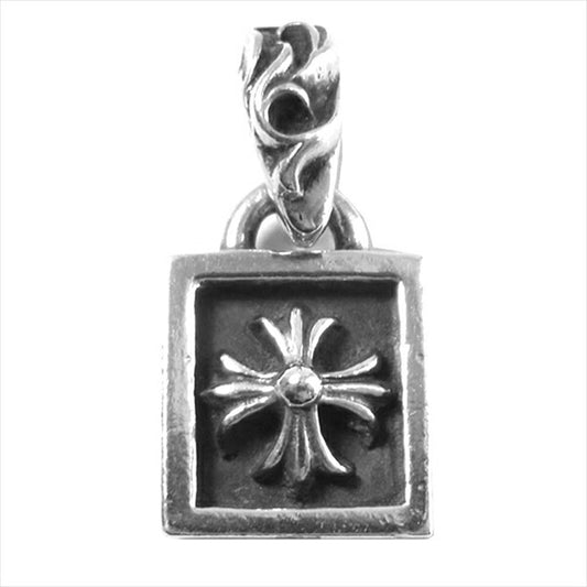 CHROME HEARTS クロムハーツ（原本無） FRAMED CH PLUS フレームド CHプラス チャーム ペンダントトップ シルバー【中古】