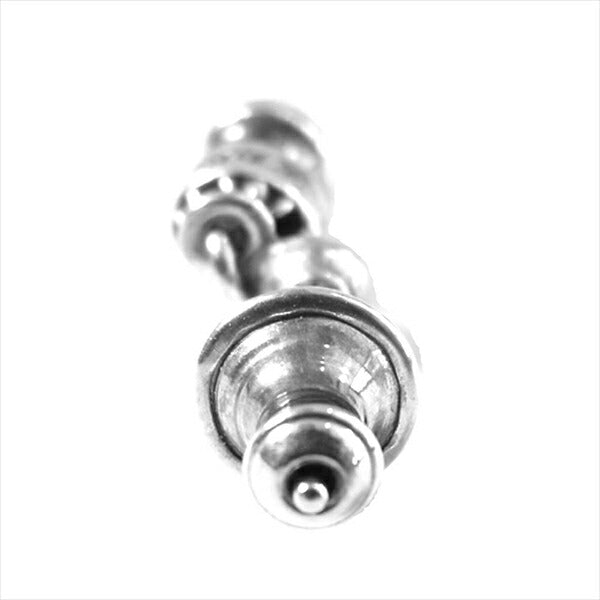 CHROME HEARTS クロムハーツ（原本無） SPIKE TNY DRP スパイク タイニー クロス ドロップ ピアス シルバー【中古】