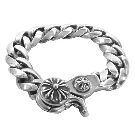 CHROME HEARTS クロムハーツ（原本無） CLASSC CHN LNK クラシック リンク クリップ ブレスレット シルバー【中古】
