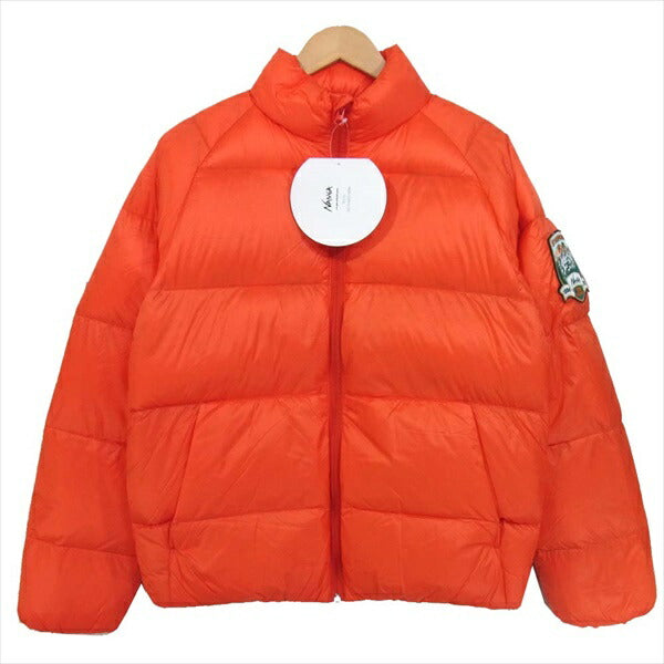 NANGA ナンガ N125BBEF1 25TH ANNIVERSARY MODEL DOWN JACKET 周年 アニバーサリーモデル ダウンジャケット オレンジ系 S【新古品】【未使用】【中古】
