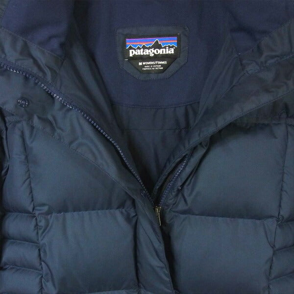 patagonia パタゴニア 28439 With It Parka ウィズイット パーカー ロング レディース ダウンジャケット ネイビー系 M【中古】