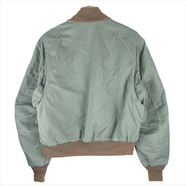 SPIEWAK スピーワック JACKET TANKER INTERMEDIATE TYPE T-1 USA製 ミリタリー MA-1 ブルゾン カーキ(オリーブグリーン)系 M【中古】