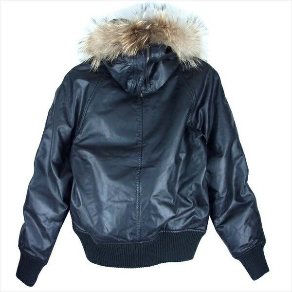 リューグーレザーズ N-2B 馬革 ホースハイド レザー ジャケット 黒系 L