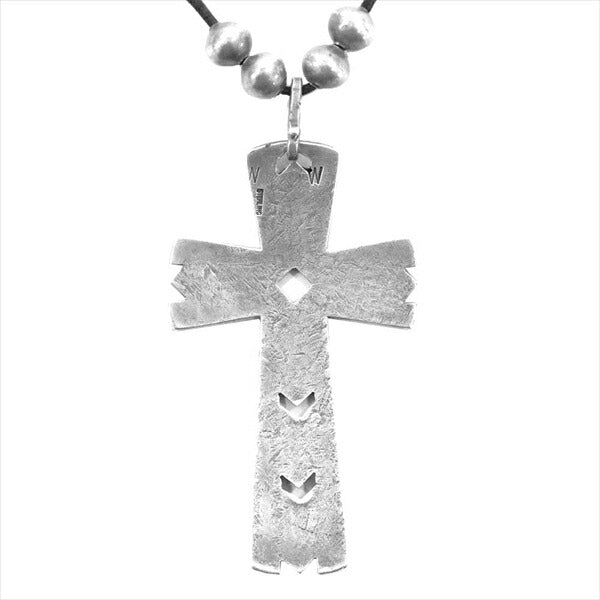 WADDIE CRAZY HORSE ワディ クレイジー ホース クロス ペンダント ネックレス シルバー -【中古】
