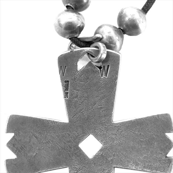 WADDIE CRAZY HORSE ワディ クレイジー ホース クロス ペンダント ネックレス シルバー -【中古】