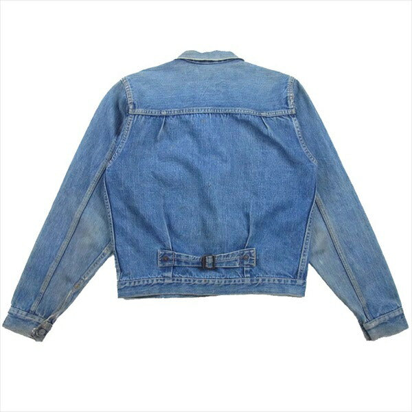 Levi's リーバイス ヴィンテージ オリジナル 506xx 1st シンチバック針無し 1st 片面タブ デニム ジャケット インディゴブルー系【中古】