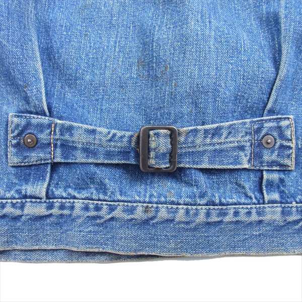 Levi's リーバイス ヴィンテージ オリジナル 506xx 1st シンチバック針無し 1st 片面タブ デニム ジャケット インディゴブルー系【中古】