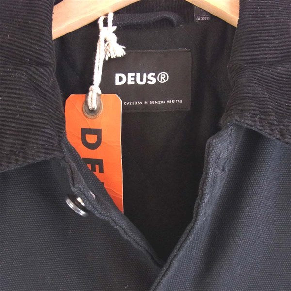 デウスエクスマキナ DMF95907 HANK CHORE SHIRT ワークジャケット ジャケット 黒系 XS【中古】