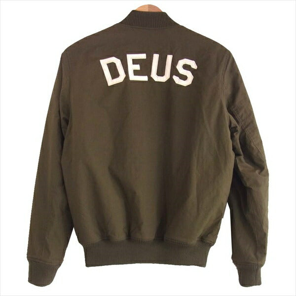デウスエクスマキナ ×BEAMS ビームス コラボ JMF76779 ワッペン ジャケット カーキ(オリーブグリーン)系 XS【中古】