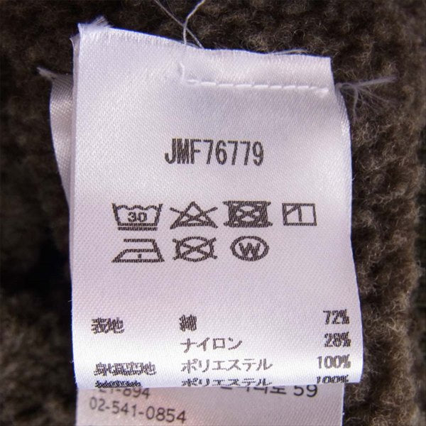 デウスエクスマキナ ×BEAMS ビームス コラボ JMF76779 ワッペン ジャケット カーキ(オリーブグリーン)系 XS【中古】