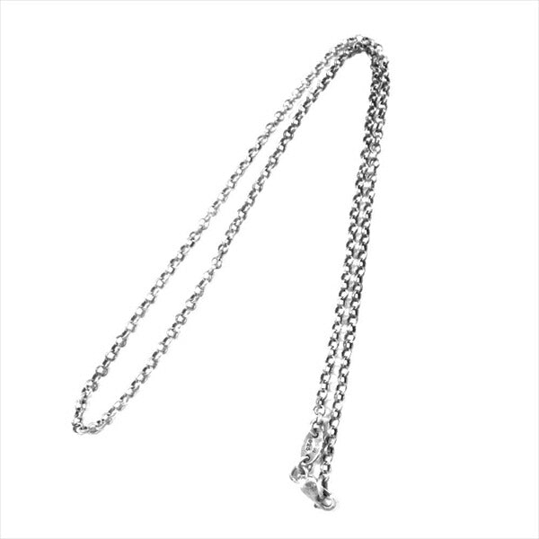 CHROME HEARTS クロムハーツ（原本無） クロムハーツ CHROME HEARTS 925silver 16inch 16インチ ロール チェーン シルバー 【即決】 シルバー【中古】