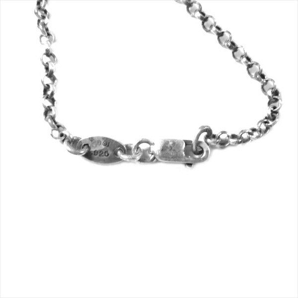 CHROME HEARTS クロムハーツ（原本無） クロムハーツ CHROME HEARTS 925silver 16inch 16インチ ロール チェーン シルバー 【即決】 シルバー【中古】