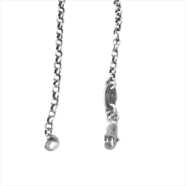 CHROME HEARTS クロムハーツ（原本無） クロムハーツ CHROME HEARTS 925silver 16inch 16インチ ロール チェーン シルバー 【即決】 シルバー【中古】
