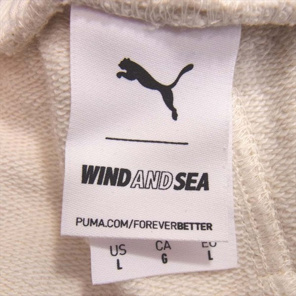 ウィンダンシー 530634 01 ×プーマ PUMA BYE DYE SHORTS ショートパンツ オフホワイト系 L【新古品】【未使用】【中古】