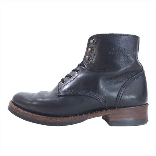 GLADHAND & Co. グラッドハンド All American Boots WALKLINE オールアメリカン レースアップ ブーツ ブラック系 8【中古】