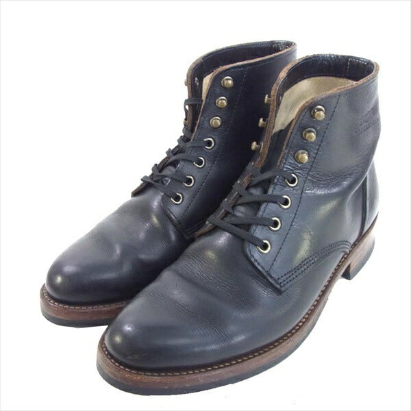 GLADHAND & Co. グラッドハンド All American Boots WALKLINE オールアメリカン レースアップ ブーツ ブラック系 8【中古】