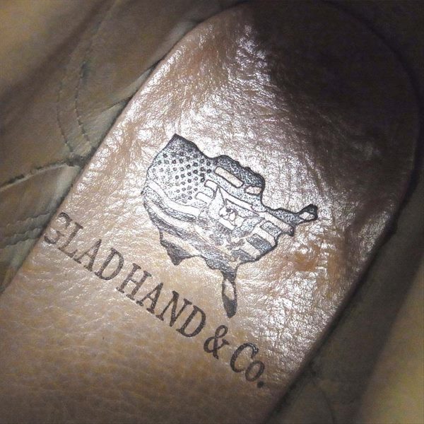GLADHAND & Co. グラッドハンド All American Boots WALKLINE オールアメリカン レースアップ ブーツ ブラック系 8【中古】