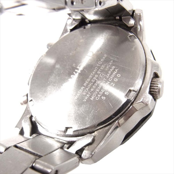WIRED ワイアード VK07-K090 腕時計 メンズ カレンダー 時計 ウォッチ シルバー【中古】