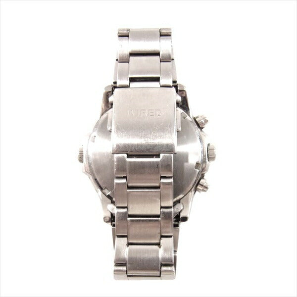 WIRED ワイアード VK07-K090 腕時計 メンズ カレンダー 時計 ウォッチ シルバー【中古】