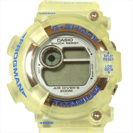 G-SHOCK ジーショック DW-8201WC ジャンク品 動作未確認 FROGMAN フロッグマン WCCS 時計 ウォッチ クリーム色系【中古】