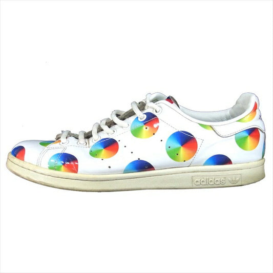 adidas アディダス s77367 ポルカドット スタンスミス ローカット レザー スニーカー ホワイト系 US11.5【中古】