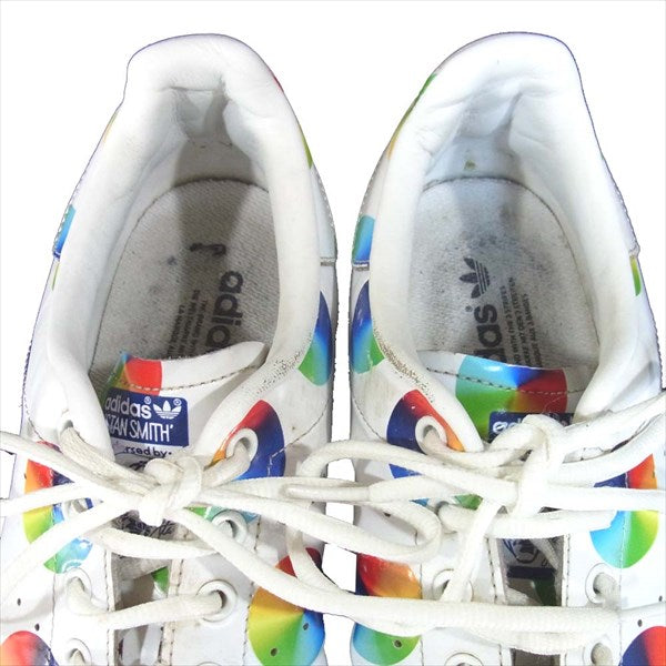 adidas アディダス s77367 ポルカドット スタンスミス ローカット レザー スニーカー ホワイト系 US11.5【中古】