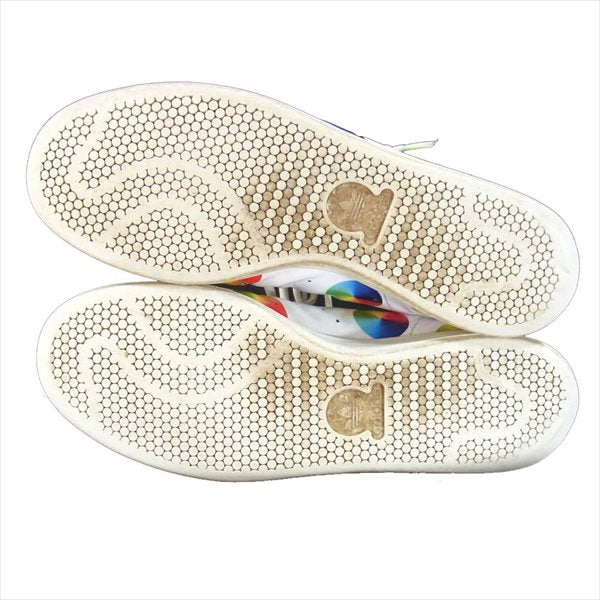 adidas アディダス s77367 ポルカドット スタンスミス ローカット レザー スニーカー ホワイト系 US11.5【中古】