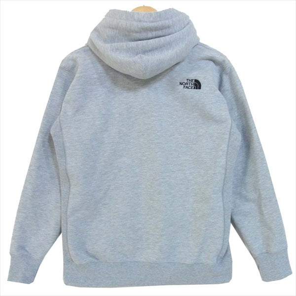 THE NORTH FACE ノースフェイス NT61821R Heather Logo Big Hoodie ヘザー ロゴ ビッグ フーディー パーカー グレー系 M【美品】【中古】