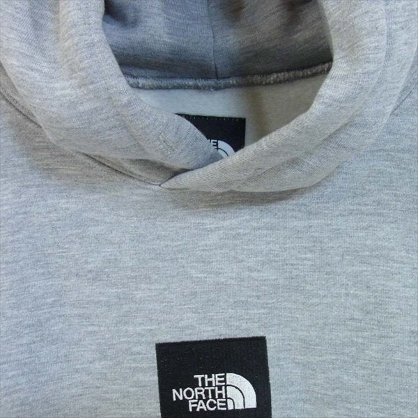 THE NORTH FACE ノースフェイス NT61821R Heather Logo Big Hoodie ヘザー ロゴ ビッグ フーディー パーカー グレー系 M【美品】【中古】