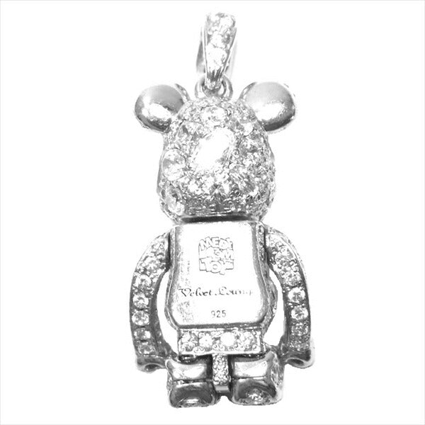 ヴェルヴェットラウンジ ベアブリック BE@RBRICK スターダスト ペンダントトップ シルバー【中古】
