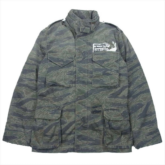 HYSTERIC GLAMOUR ヒステリックグラマー × STIE lo 野口 強 4AB-1102 カモフラ M-65 ミリタリー ジャケット カーキ(オリーブグリーン)系 M【中古】