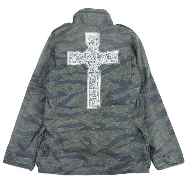 HYSTERIC GLAMOUR ヒステリックグラマー × STIE lo 野口 強 4AB-1102 カモフラ M-65 ミリタリー ジャケット カーキ(オリーブグリーン)系 M【中古】