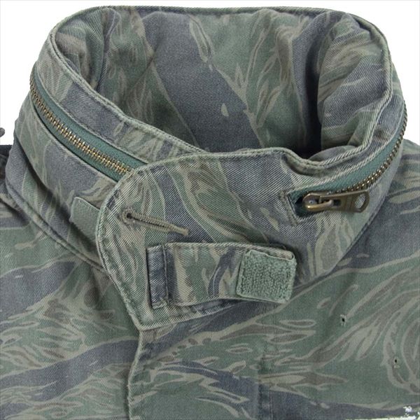 HYSTERIC GLAMOUR ヒステリックグラマー × STIE lo 野口 強 4AB-1102 カモフラ M-65 ミリタリー ジャケット カーキ(オリーブグリーン)系 M【中古】
